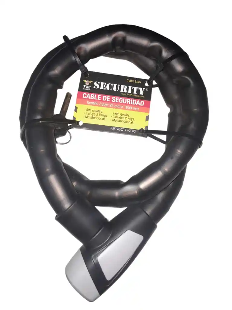 Candado Para Bicicleta Tipo Guaya De Seguridad