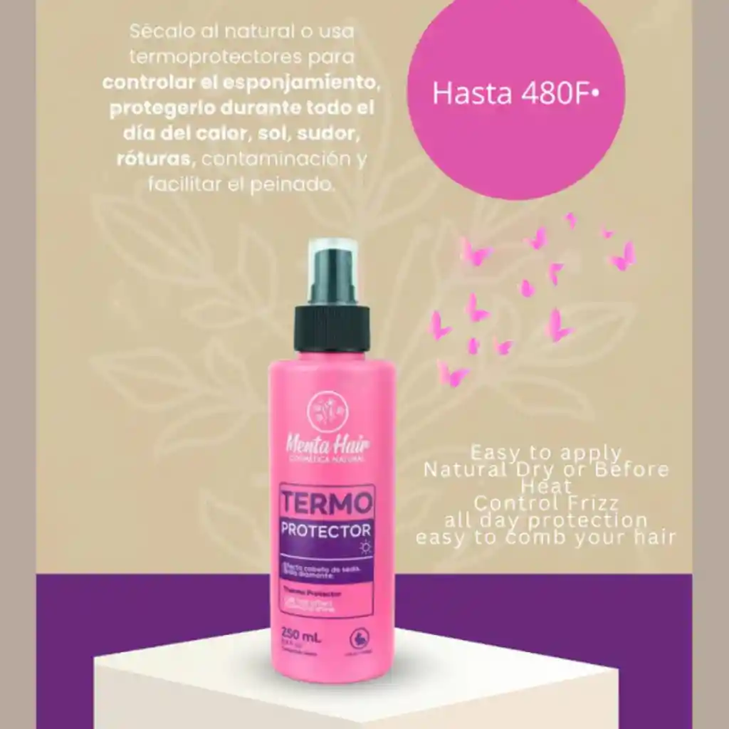 Termoprotector Efecto Seda Menta Hair X 250 Ml