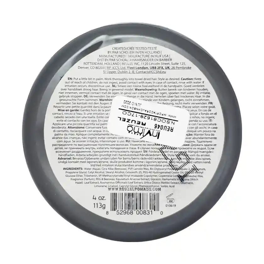 Reuzel Cera Gris Extreme Hold Mate