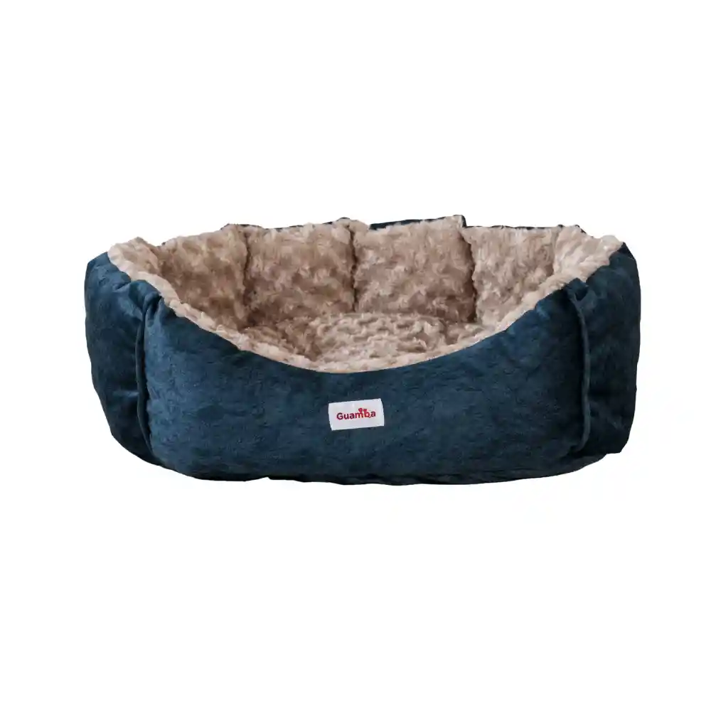 Cama Mascota Paris Mediana 60x70 Azul