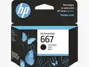 Cartucho De Tinta Hp 667 Negra Original