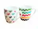 Pocillo Taza Vaso Mug Para Cafe Chocolate Colores Variados