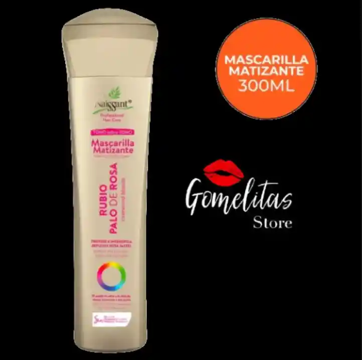 Mascarilla Matizante Rubio Palo De Rosa 300ml