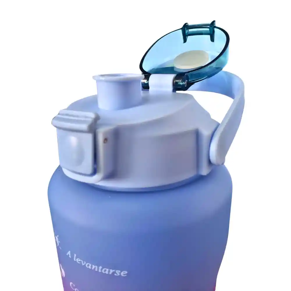 Botilo Motivacional Botella De Agua 2000 Ml+ Stikers