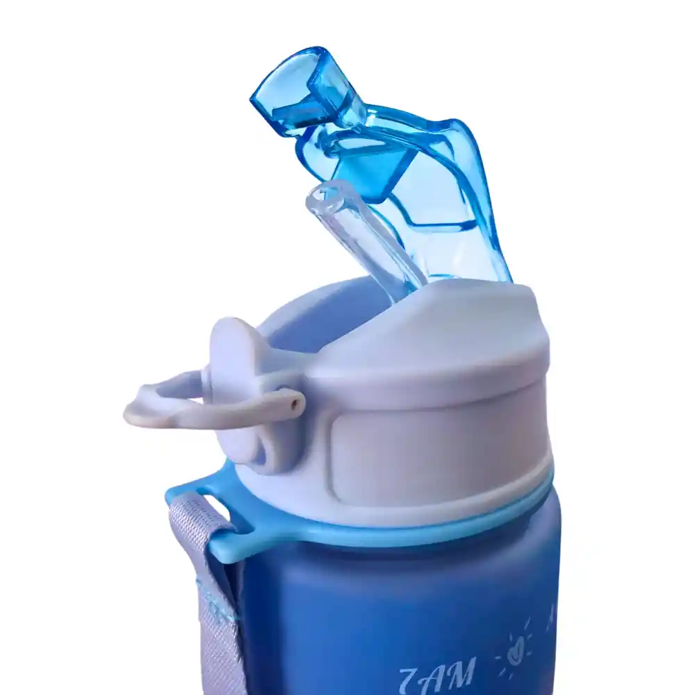 Botilo Motivacional Botella De Agua 2000 Ml+ Stikers