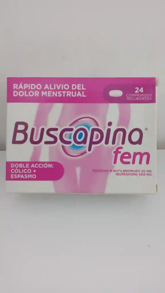 Buscapina Fem X 24 Tabs