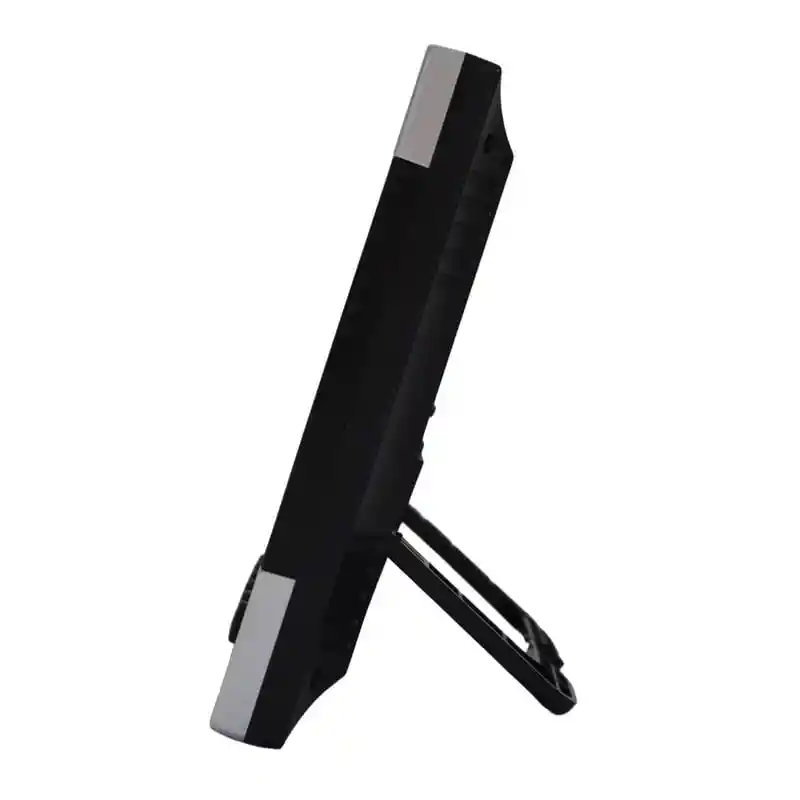 Reloj Multifuncional Alarma Digital, Sensor Calendario Y Termómetro (negro/plateado