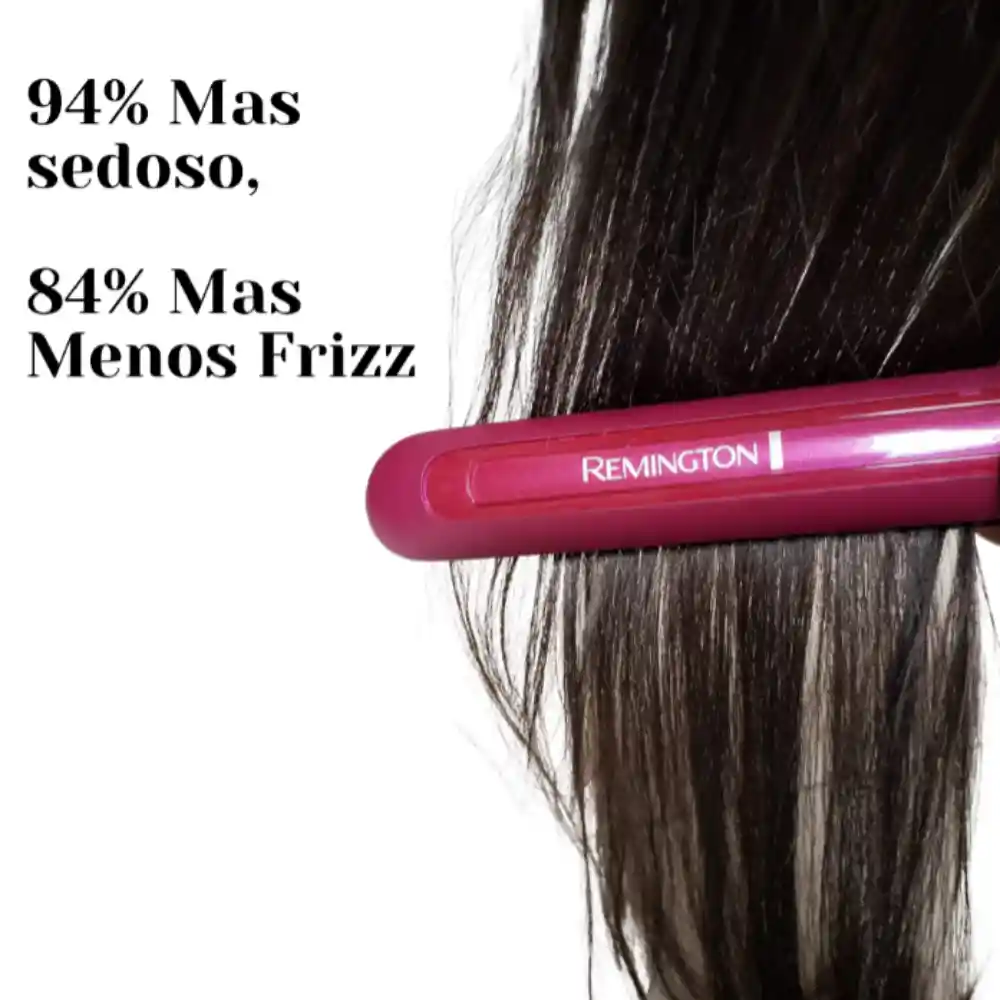 Plancha Remington Triple Infusion Keratina Macadamia Y Argan