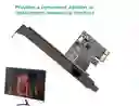 Adaptador Convertidor De Red Pcie A Tarjeta De Red Rj45 De 1000mbps Lan Adaptador Gigabit Etherent Pc Escritorio