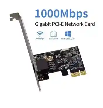 Adaptador Convertidor De Red Pcie A Tarjeta De Red Rj45 De 1000mbps Lan Adaptador Gigabit Etherent Pc Escritorio