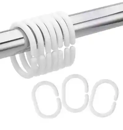Gancho Plastico Para Cortina X10 Und