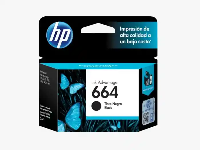 Cartucho De Tinta Hp 664 Negro Original