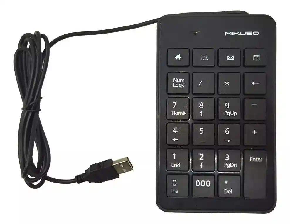 Teclado Numérico Alámbrico Usb Para Pc