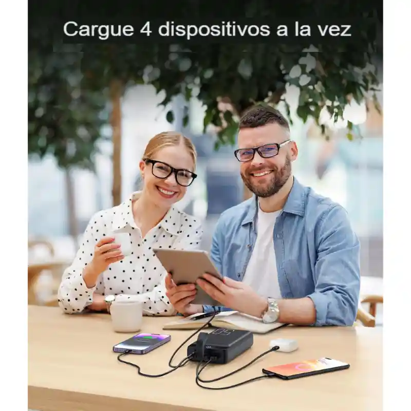 Power Bank Batería Externa Portátil 50.000 Mah Carga Rápida