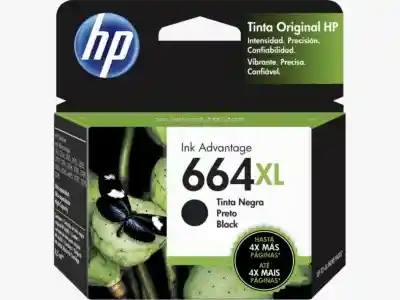 Cartucho De Tinta Hp 664xl Negra Original