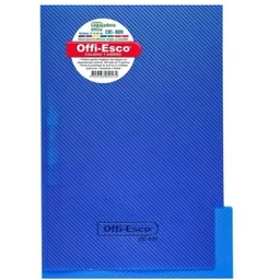 Carpeta Platica Legajadora Azul Oe-809 Oficio