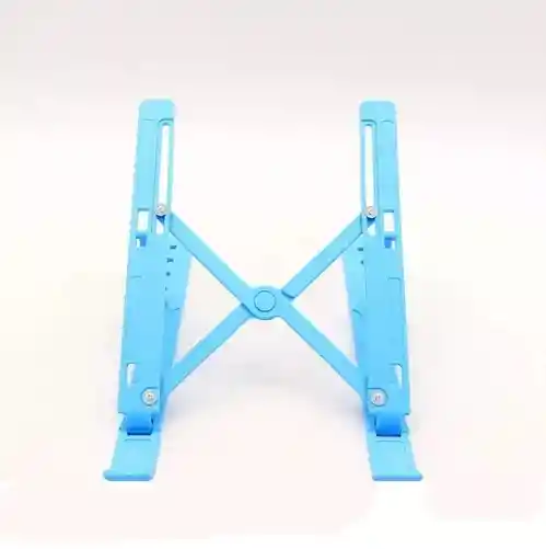 Base Soporte Laptop Y Tablet Stand Plegable Ajustable Color Azul Claro