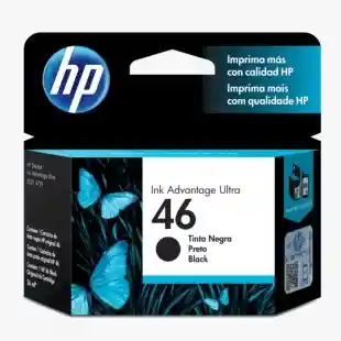 Cartucho De Tinta Hp 46 Negro Original