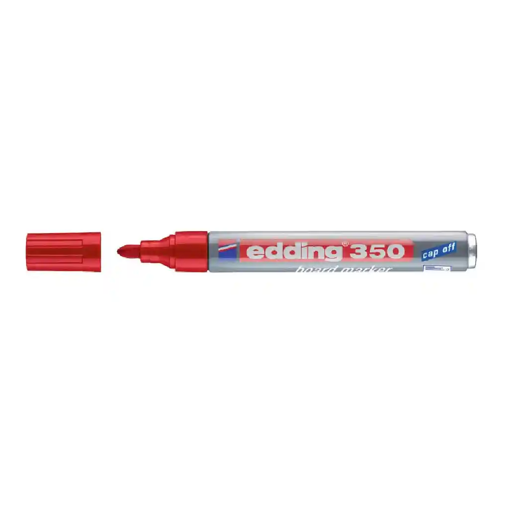 Marcador Edding 350 Rojo