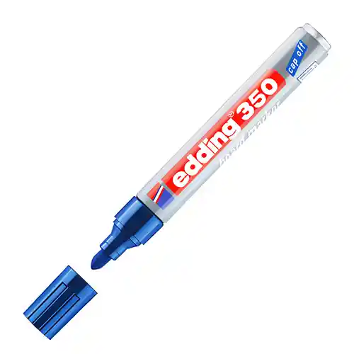 Marcador Edding 350 Azul