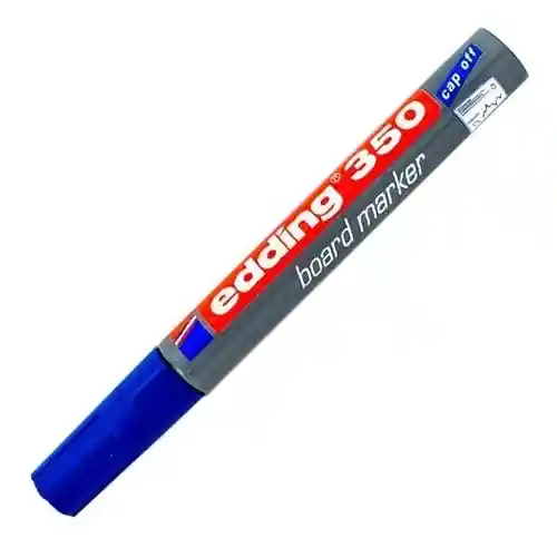 Marcador Edding 350 Azul
