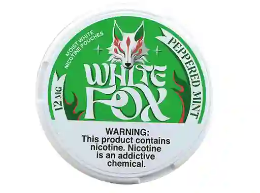 Pouches Nicotina Menta Con Pimienta De Zorro Blanco 12 Mg