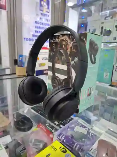 Diadema Inalambrica Bluetooth 5.0- 14 Metros 5.0 Radio Fm Botones Controles Volumen Y Otros, Color Negro