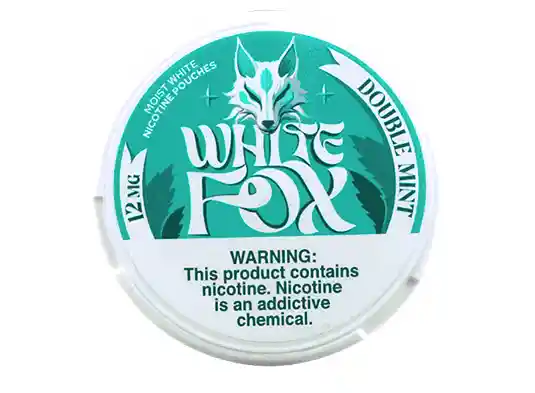 Pouches Nicotina Menta Doble White Fox 12 Mg