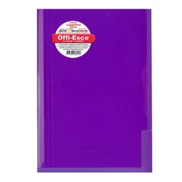 Carpeta Plastica Legajadora Morada Oe-809 Oficio