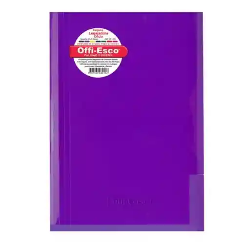 Carpeta Plastica Legajadora Morada Oe-809 Oficio