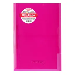 Carpeta Plastica Legajadora Fucsia Oe-809 Oficio