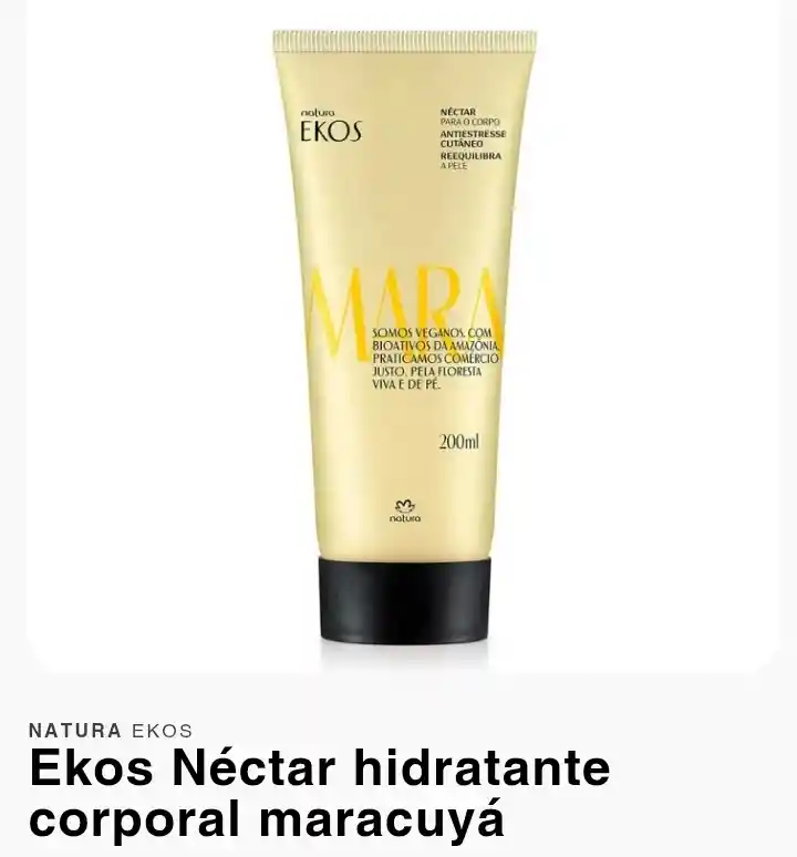 Natura - Néctar Hidratante Para El Cuerpo - Maracuyá - 200 Ml
