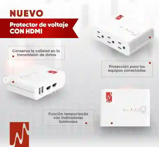 Protector De Voltage Con Hdmi
