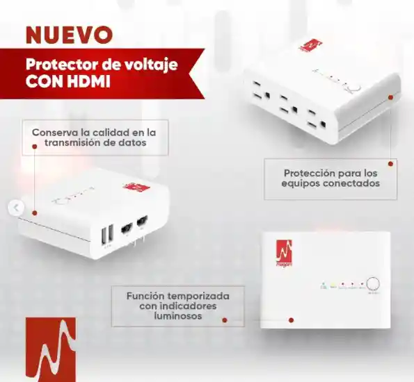 Protector De Voltage Con Hdmi