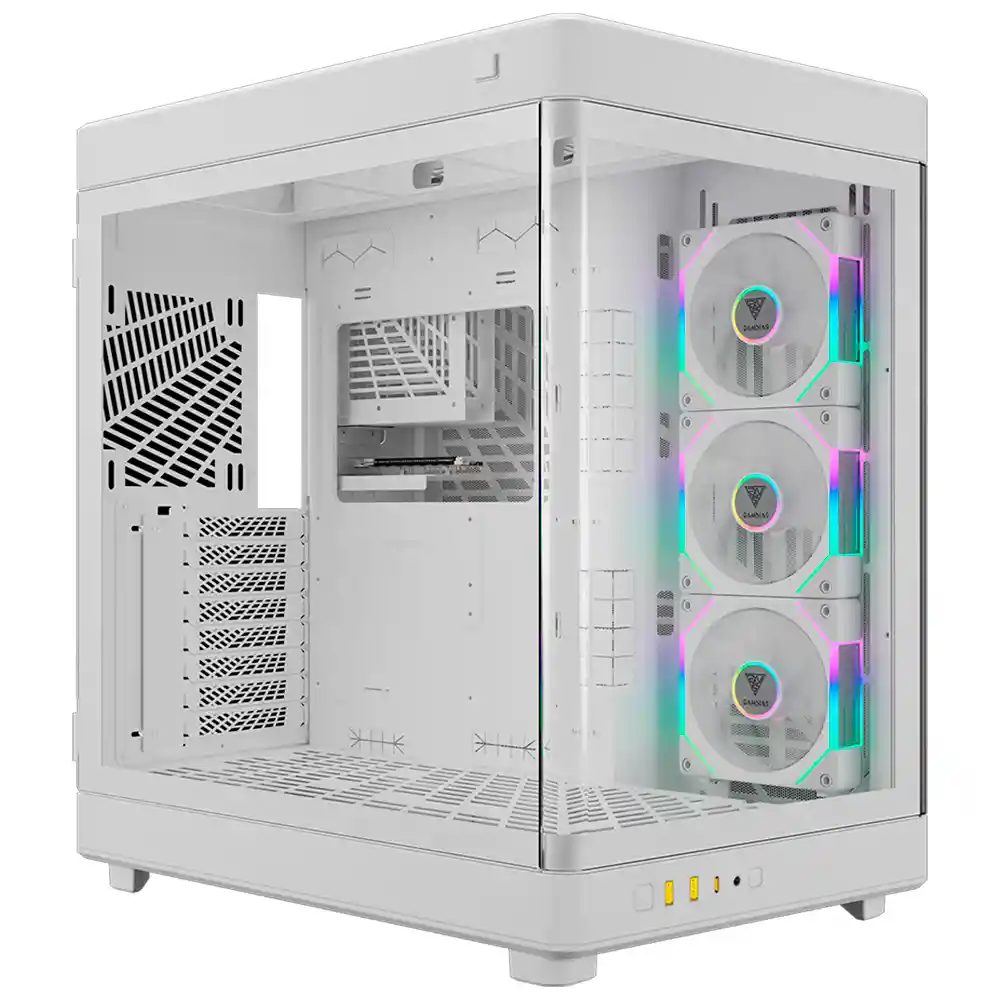 Caja E-atx Gamer Gamdias Neso P1 Pro Argb (blanco)