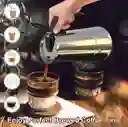 Cafetera Italiana Espresso Maker Acero Quirurgico 9 Tazas Color Plata