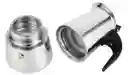 Cafetera Italiana Espresso Maker Acero Quirurgico 9 Tazas Color Plata