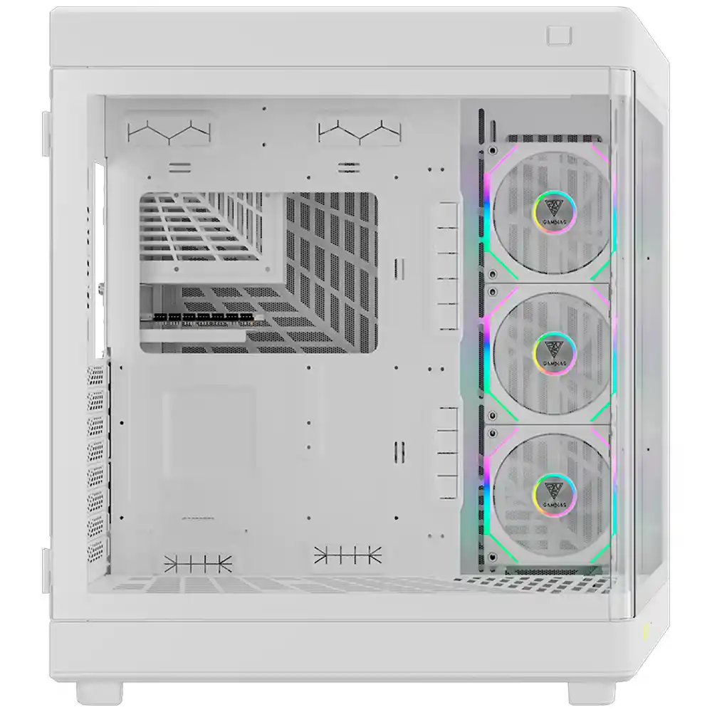 Caja E-atx Gamer Gamdias Neso P1 Pro Argb (blanco)