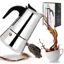 Cafetera Italiana Espresso Maker Acero Quirurgico 6 Tazas Color Plata