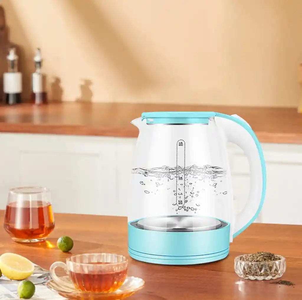 Tetera Electrica Transparente Jarra Para Café Te Hervidora Agua