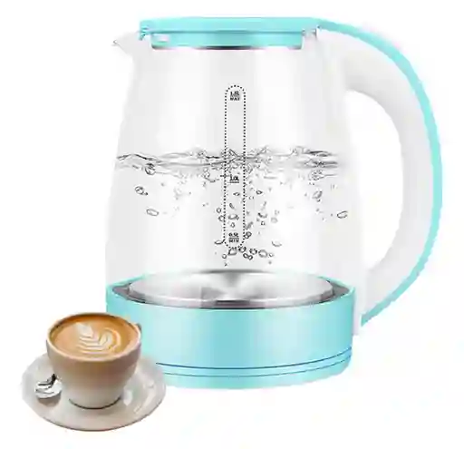 Tetera Electrica Transparente Jarra Para Café Te Hervidora Agua