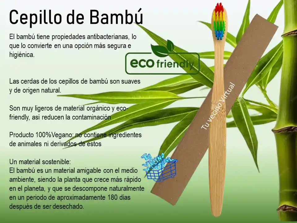 3 Cepillos De Bambu