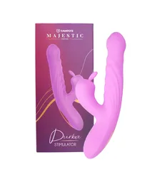 Vibrador Recargable Doble Estimulación Durba Majestic