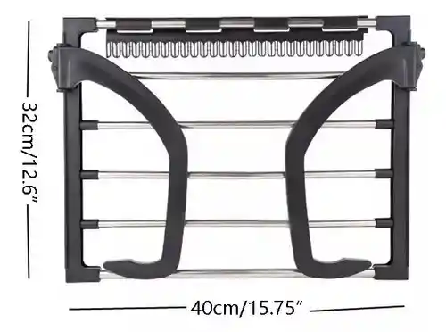 Tendedero De Ropa Balcón Zapatero Ventana Plegable Multifunción