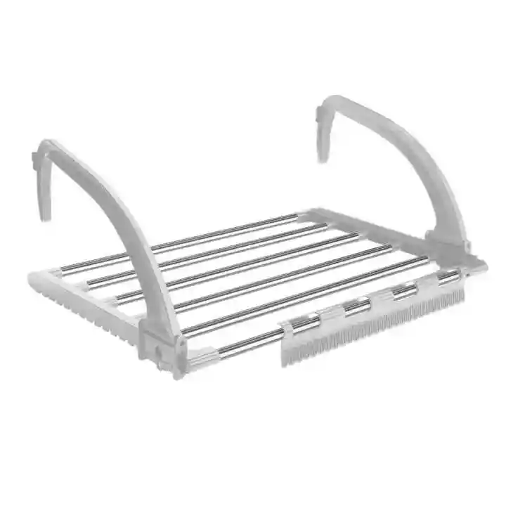 Tendedero De Ropa Balcón Zapatero Ventana Plegable Multifunción