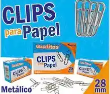 Clips Para Papel/grafitos Metálicos 28mm