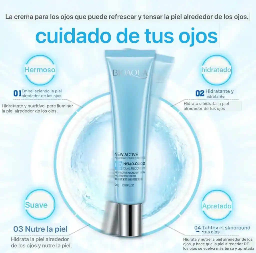 Contorno De Ojos Acido Hialuronico
