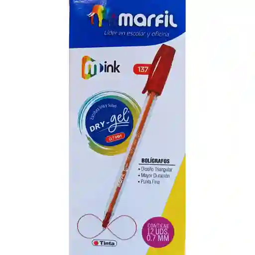 Boligrafo Mink M137 Rojo