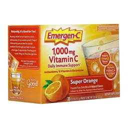 Emergen-c Inmune Vitamina C 30 Paquetes-0.33oz C/u Naranja