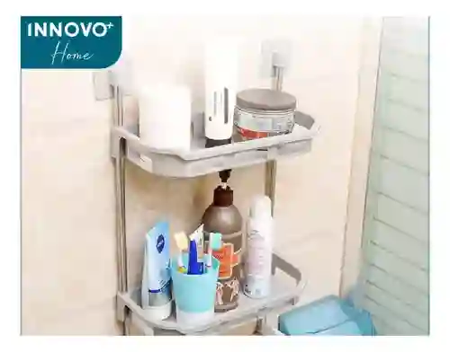 Organizador De Baño Cocina 2 Niveles Basic Innovo Home Blanco Armable